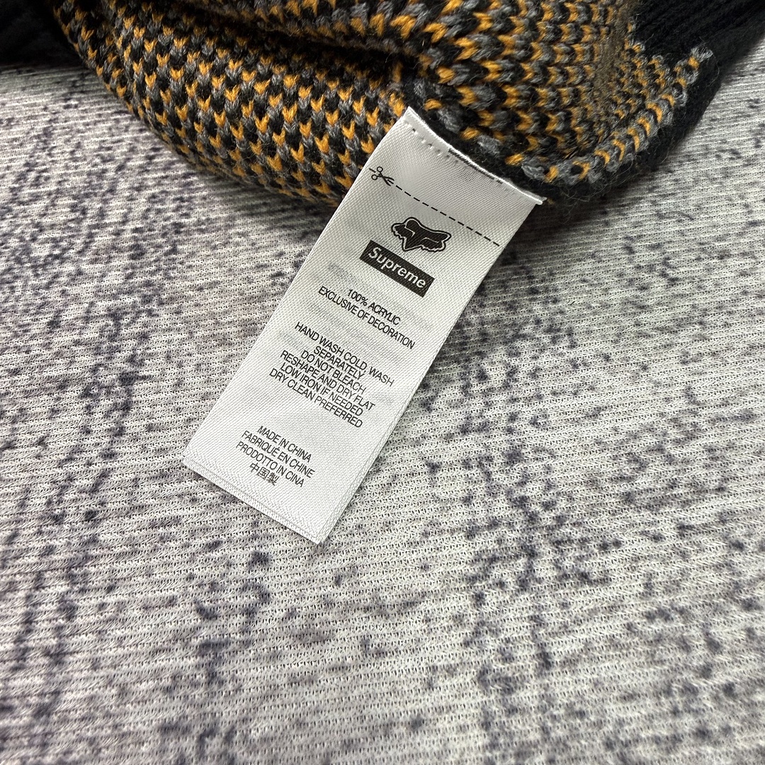 Supreme × Fox Racing FW25 WEEK9 Sweater (Black) - Image 12