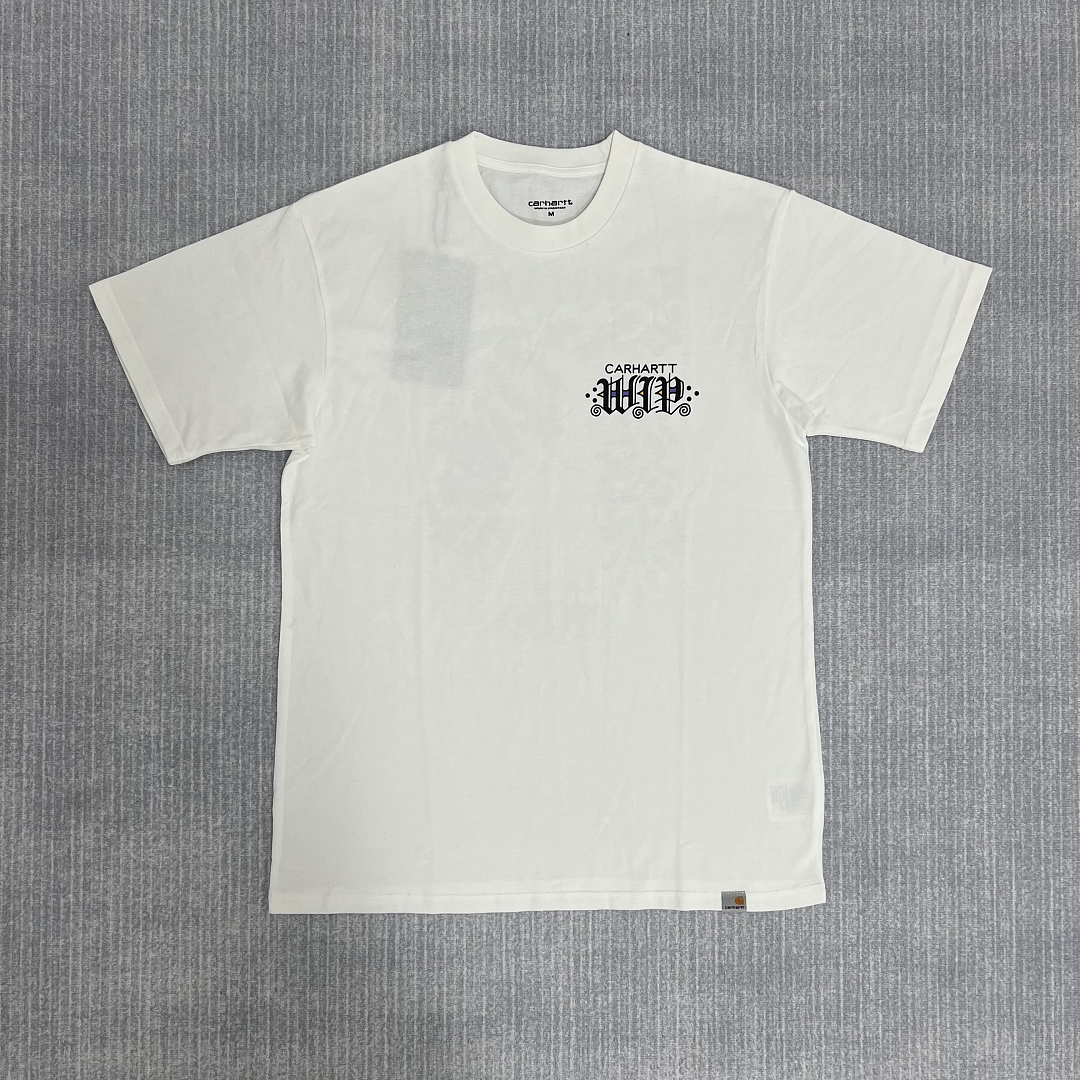 Carhartt WIP T-Shirt With A Floral And Butterfly Graphic Print On The Back - Image 11