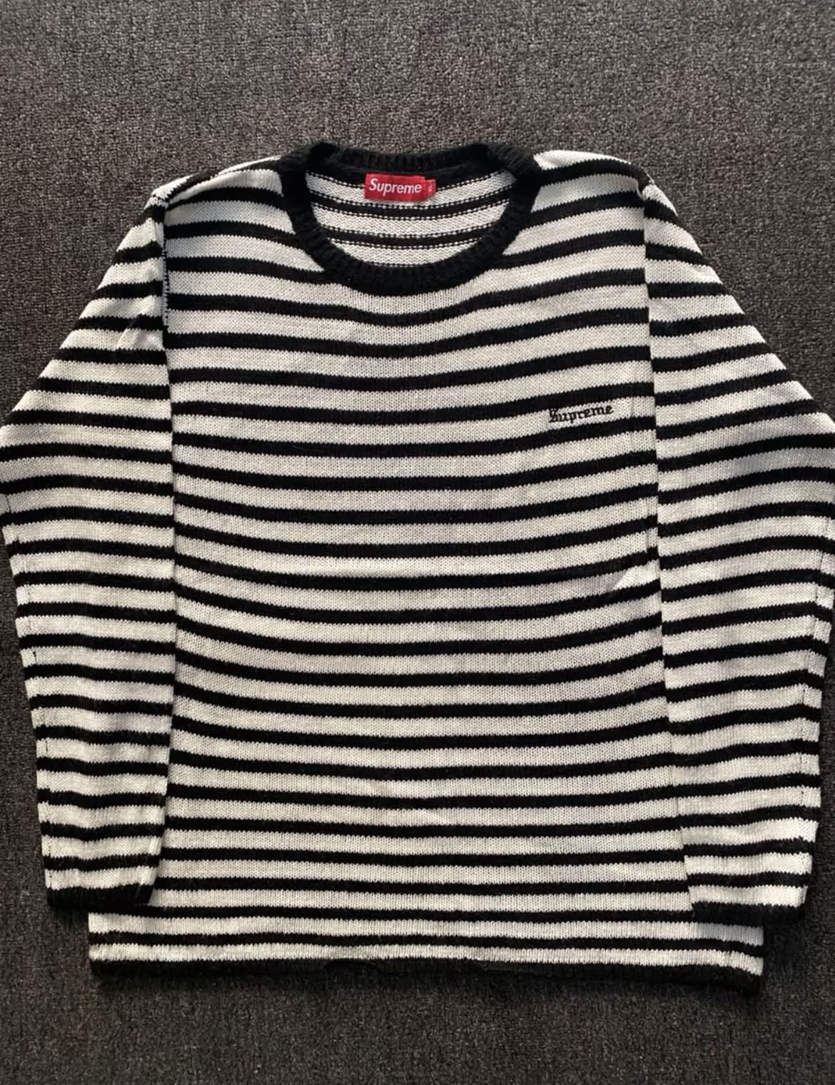 Supreme Stripe Mohair Sweater - Image 2