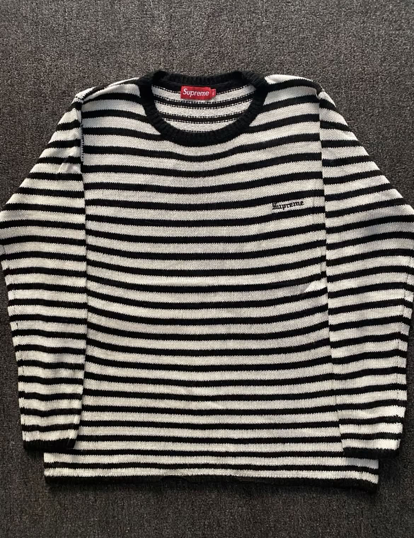 Supreme Stripe Mohair Sweater