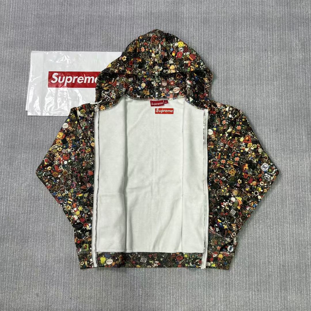 Supreme /Mike Kelley Zip Up Hooded Sweatshirt - Image 4