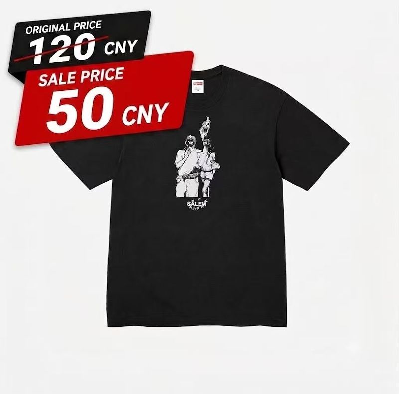 Supreme /SALEM TEE (Black)