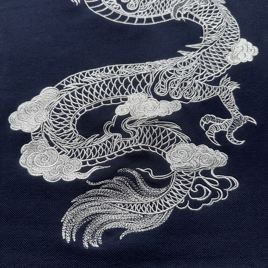 Dragon Union Boxy Dragon Embroidery Polo - Image 6