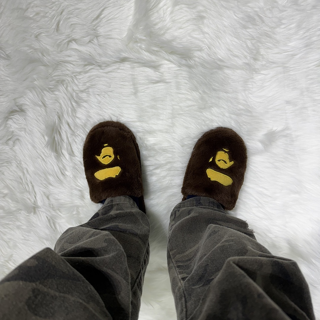 Bape Ape Head Slipper (Brown) - Image 2