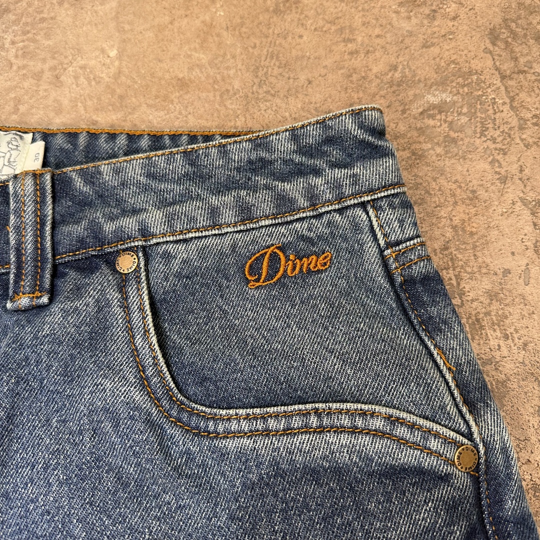 DIME BAGGY DENIM JEANS (KNOWTOMATIC BLUE) - Image 12