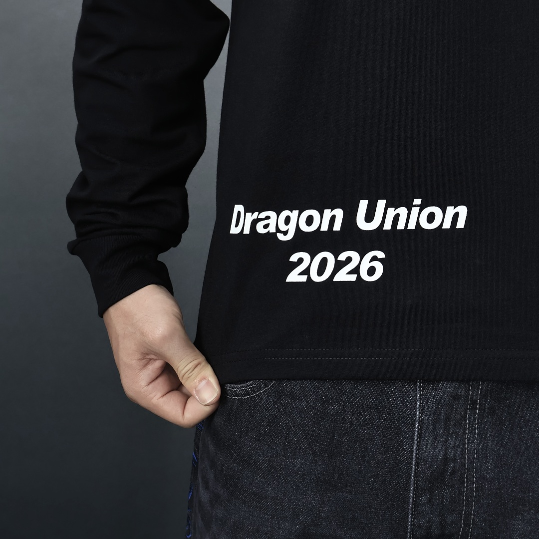 Dragon Union Soaring Shoulder Span LS Tee (Black) - Image 7