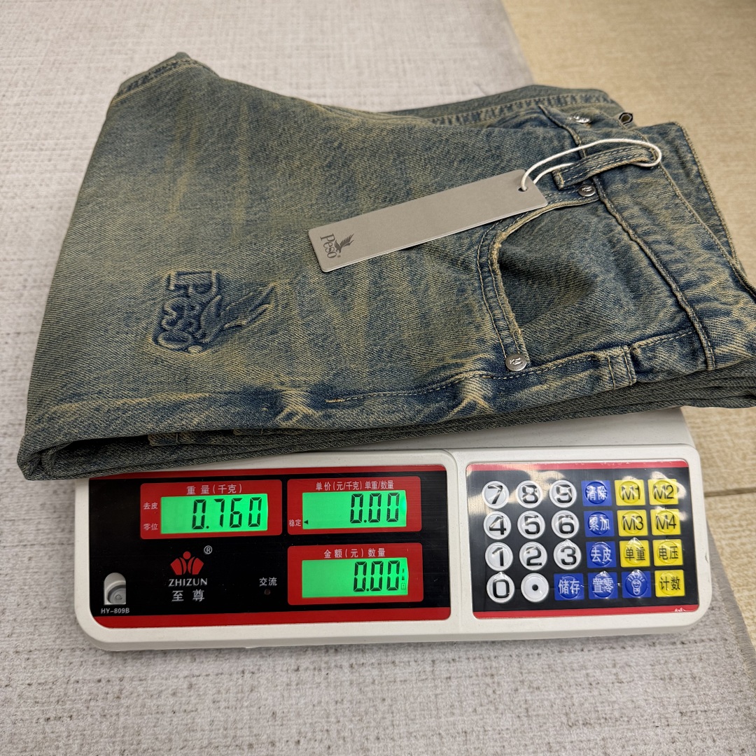 Peso Stone Wash Baggy Jeans - Image 16