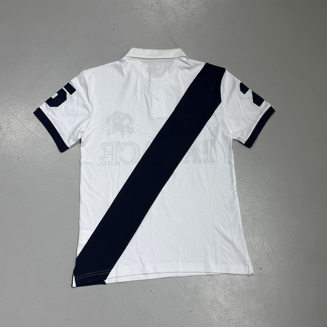 Ralph Lauren Pa Geezer Polo "White Navy" Short Sleeves - Image 14