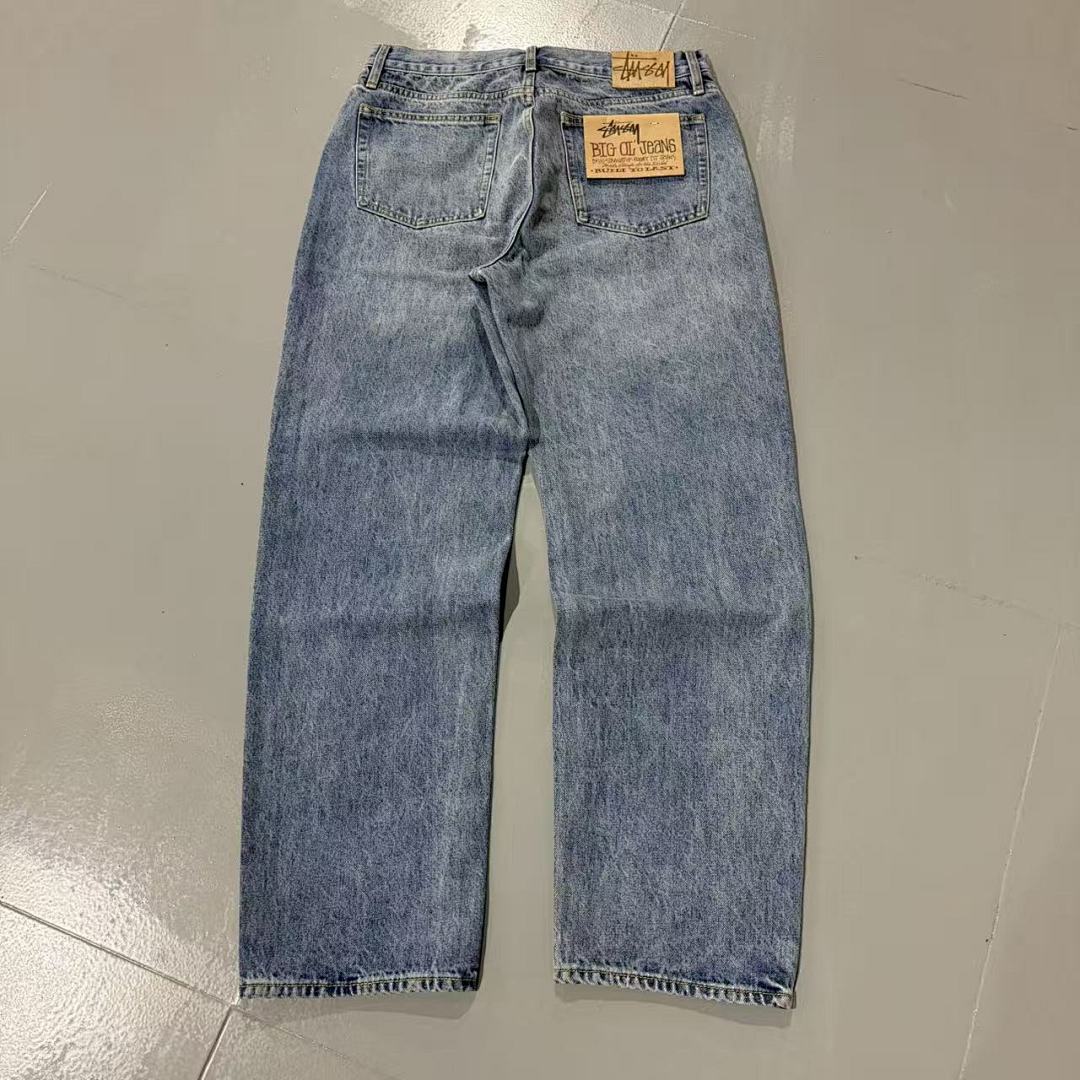 Stussy New Classic Blue Denim Jeans - Image 7