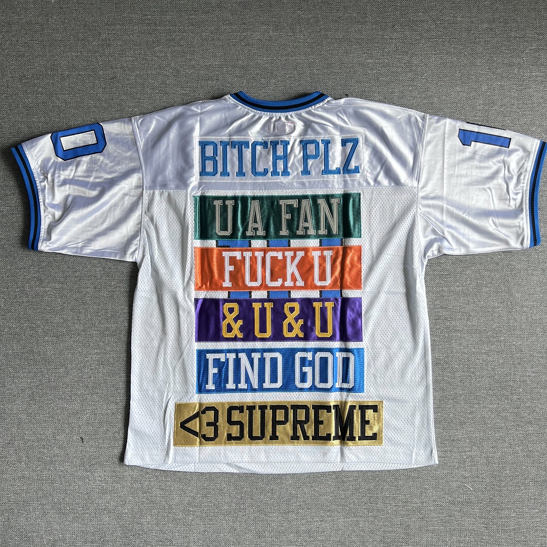 Supreme Find God Football Jersey - Image 7