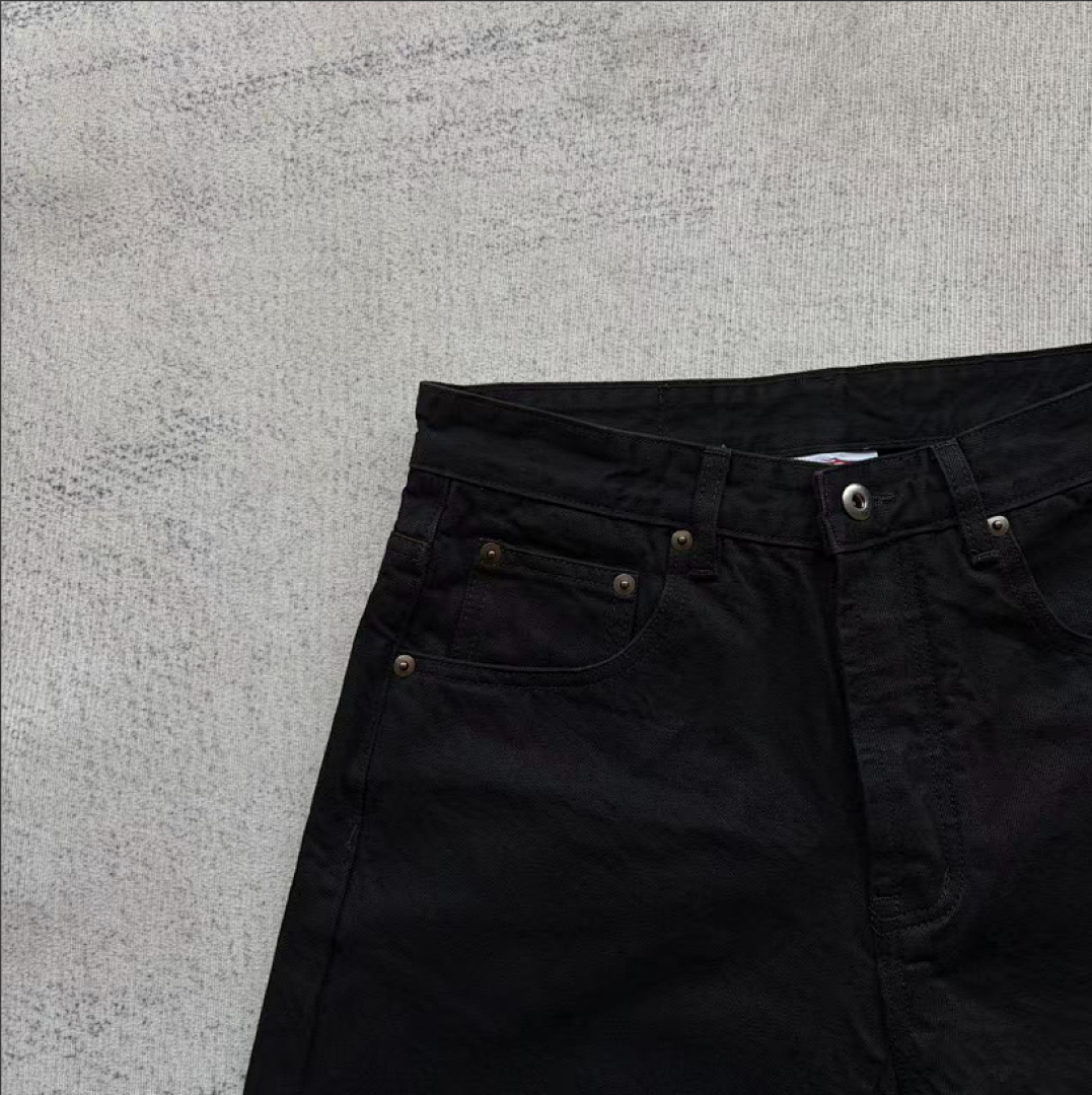Firemade Fyredwrld Jet Black Selvedge Denim Jeans - Image 9
