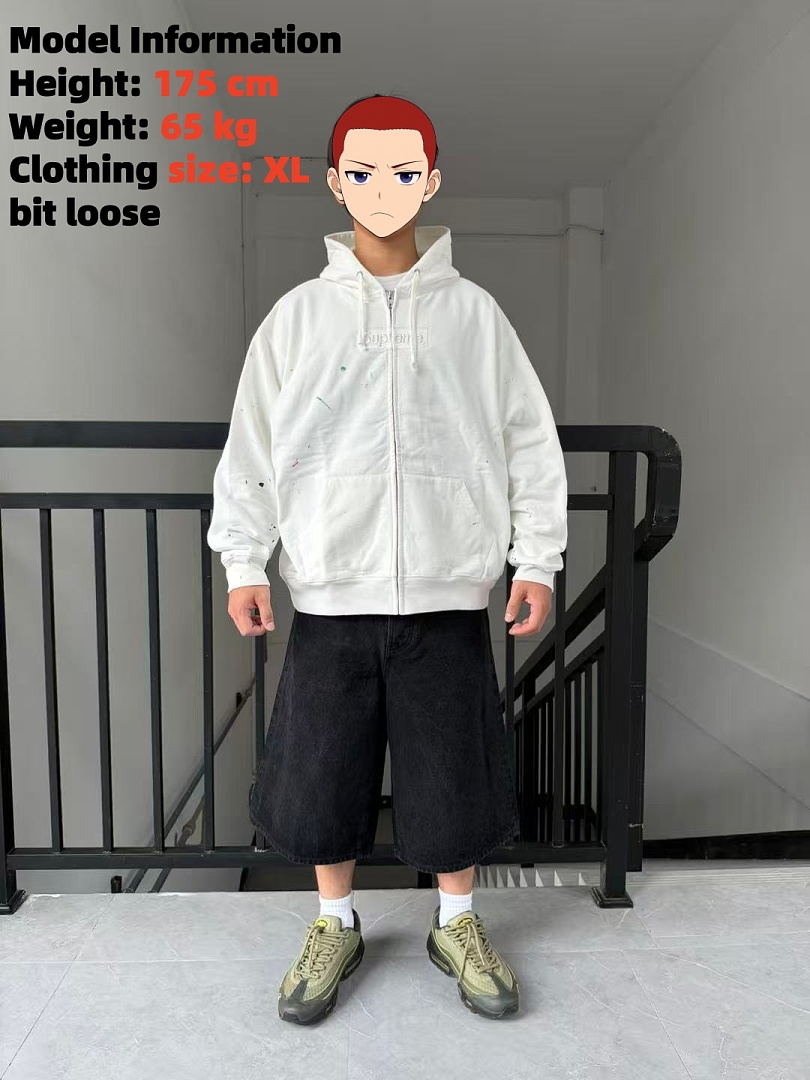 Supreme MM6 ZIP UP HOODIE BEST White ! - Image 32
