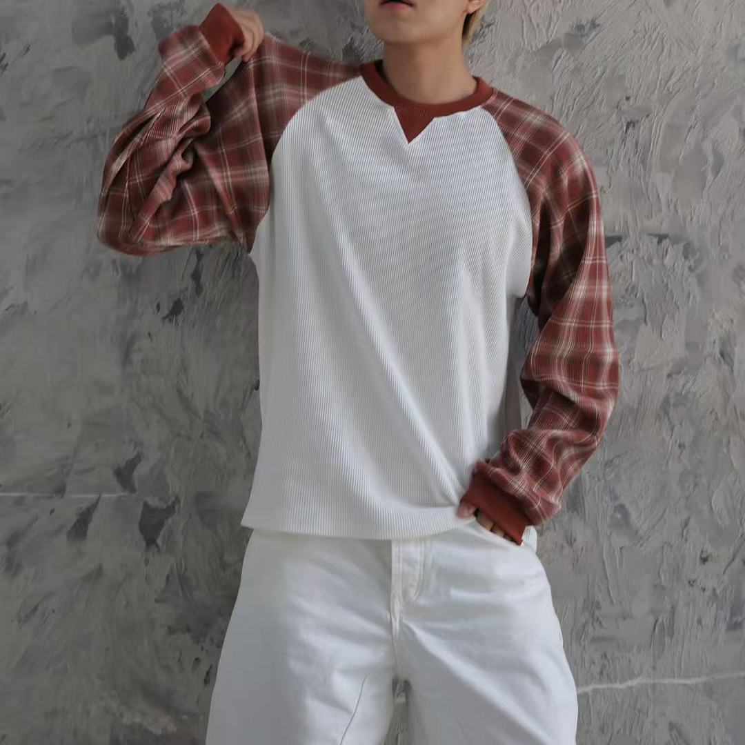 VRROCK VRK WAFFLE LONG SLEEVES (Wine) - Image 5