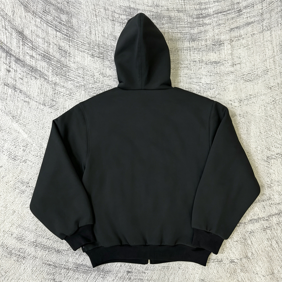 Supreme /SALEM Zip Up Hooded Sweatshirt (Black) - Image 8
