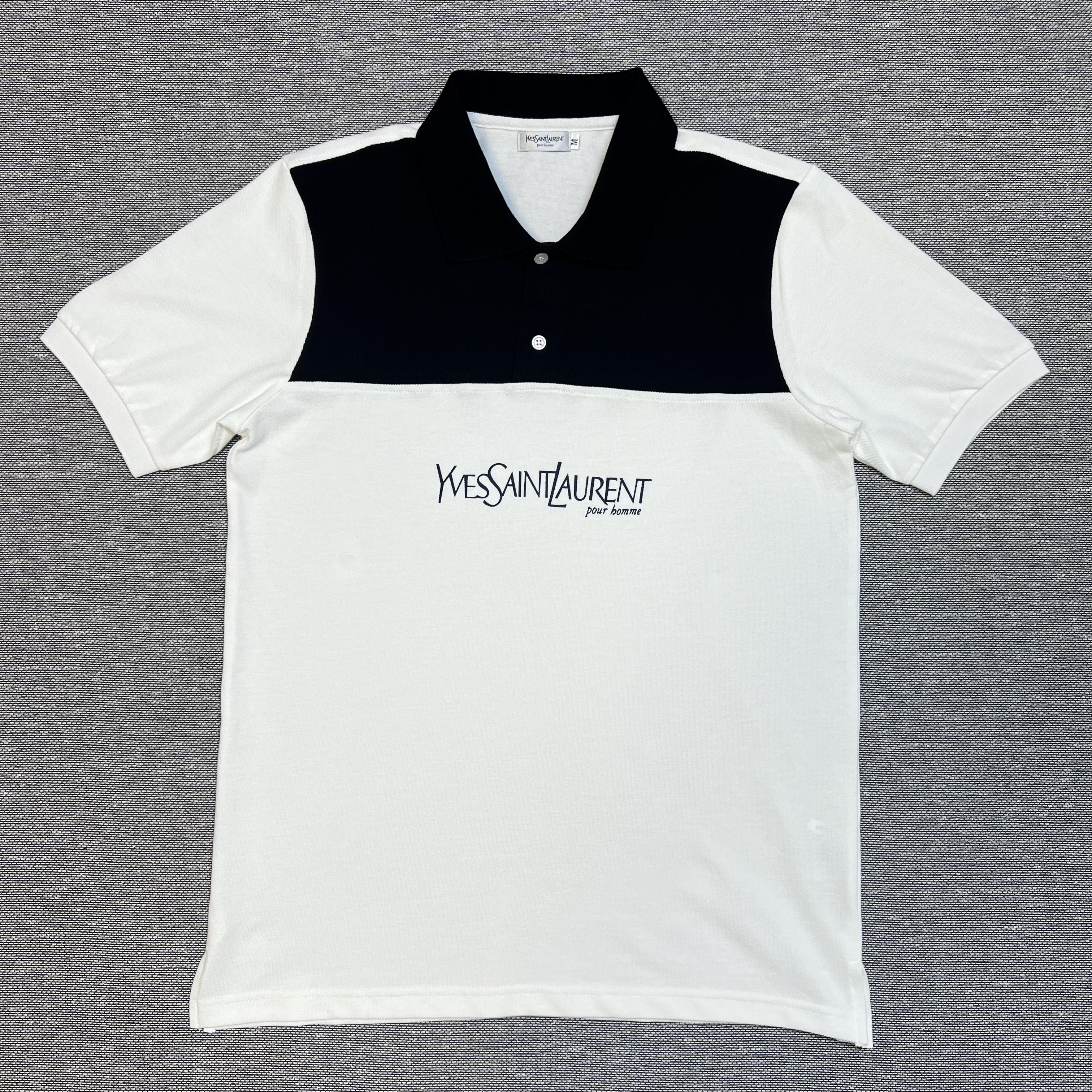 Saint Laurent YSL Vintage Polos (White) - Image 19
