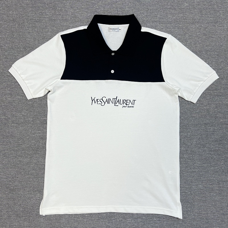 Saint Laurent YSL Vintage Polos (White)
