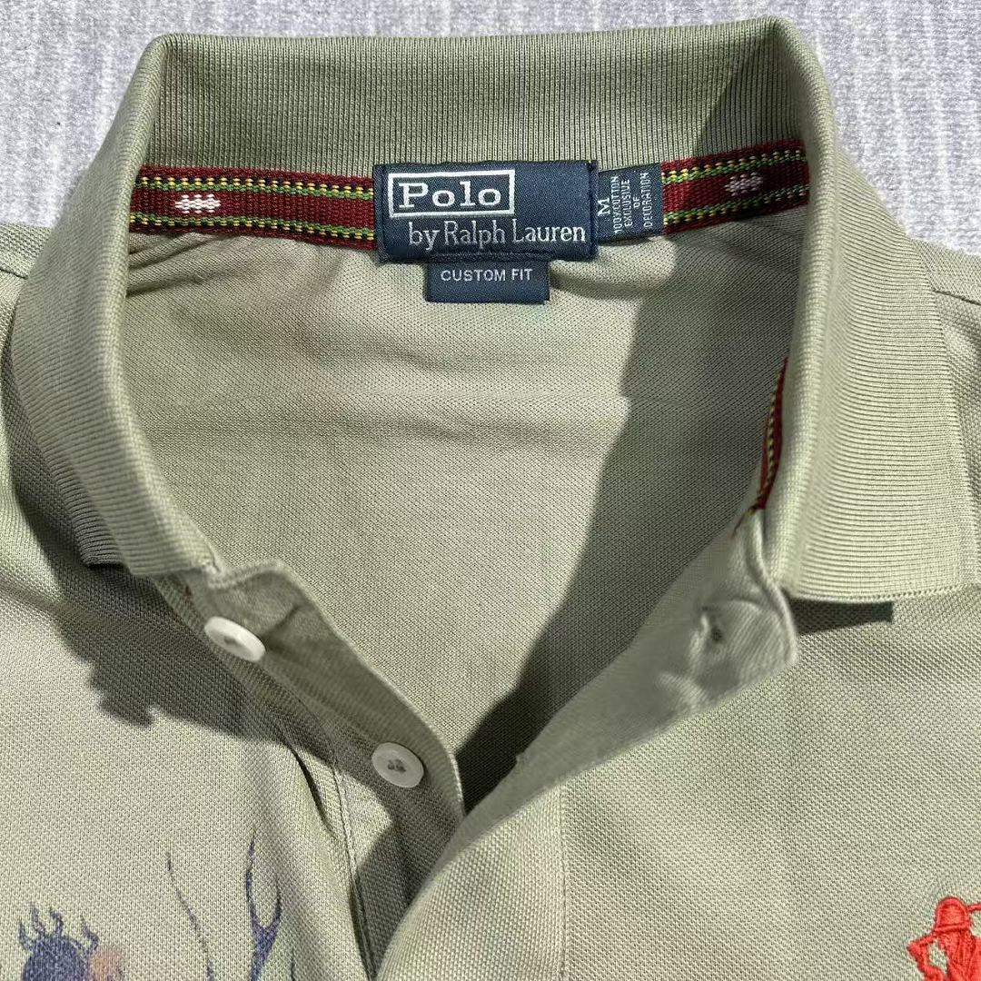 Ralph Lauren Greeen Polo Vintage Shirt - Image 5