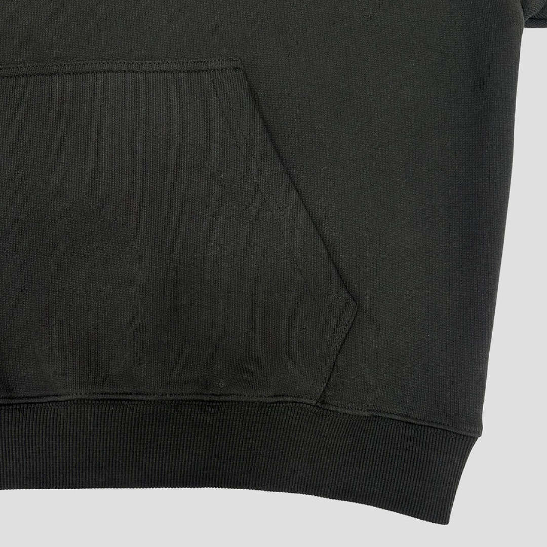 Unbranded GSM Boxy Black Cotton Hoodie - Image 6