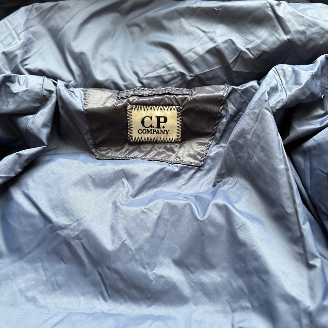 C.P. Company BLUE CP DD SHELL PUFF JACKET (Goose Down) - Image 13