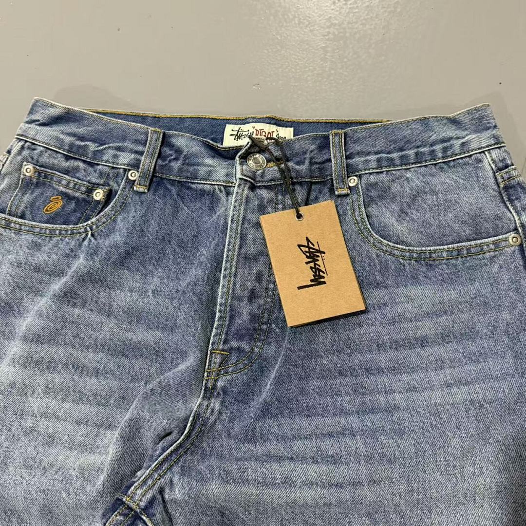 Stussy New Classic Blue Denim Jeans - Image 9