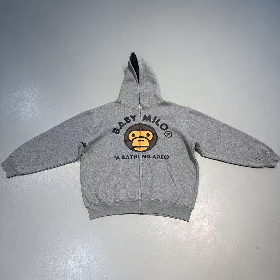 Bape Baby Milo Monogram Zip Hoodie - Image 3