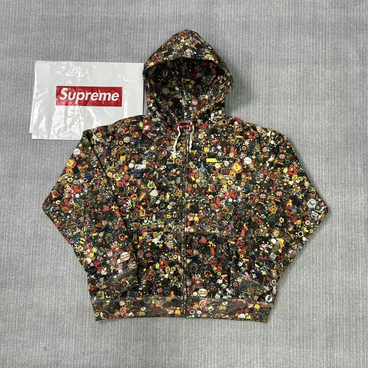 Supreme /Mike Kelley Zip Up Hooded Sweatshirt - Image 8