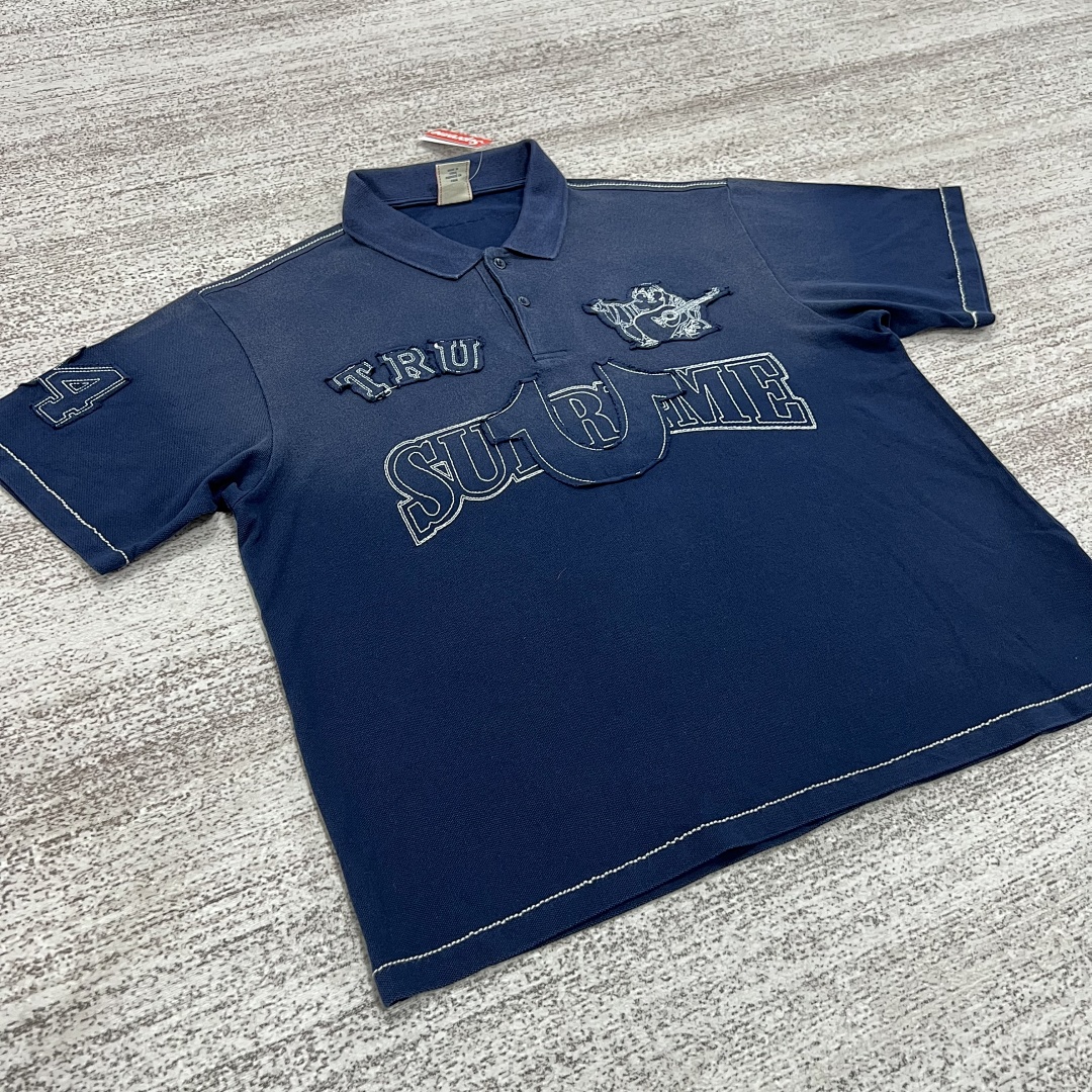 Supreme X True Religion Appliqué Polo 2Colors - Image 19