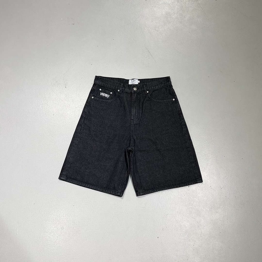 Up In Flames Denim Shorts - Image 7