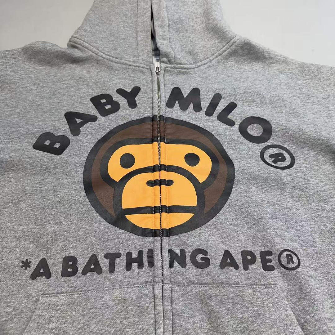 Bape Baby Milo Monogram Zip Hoodie - Image 6