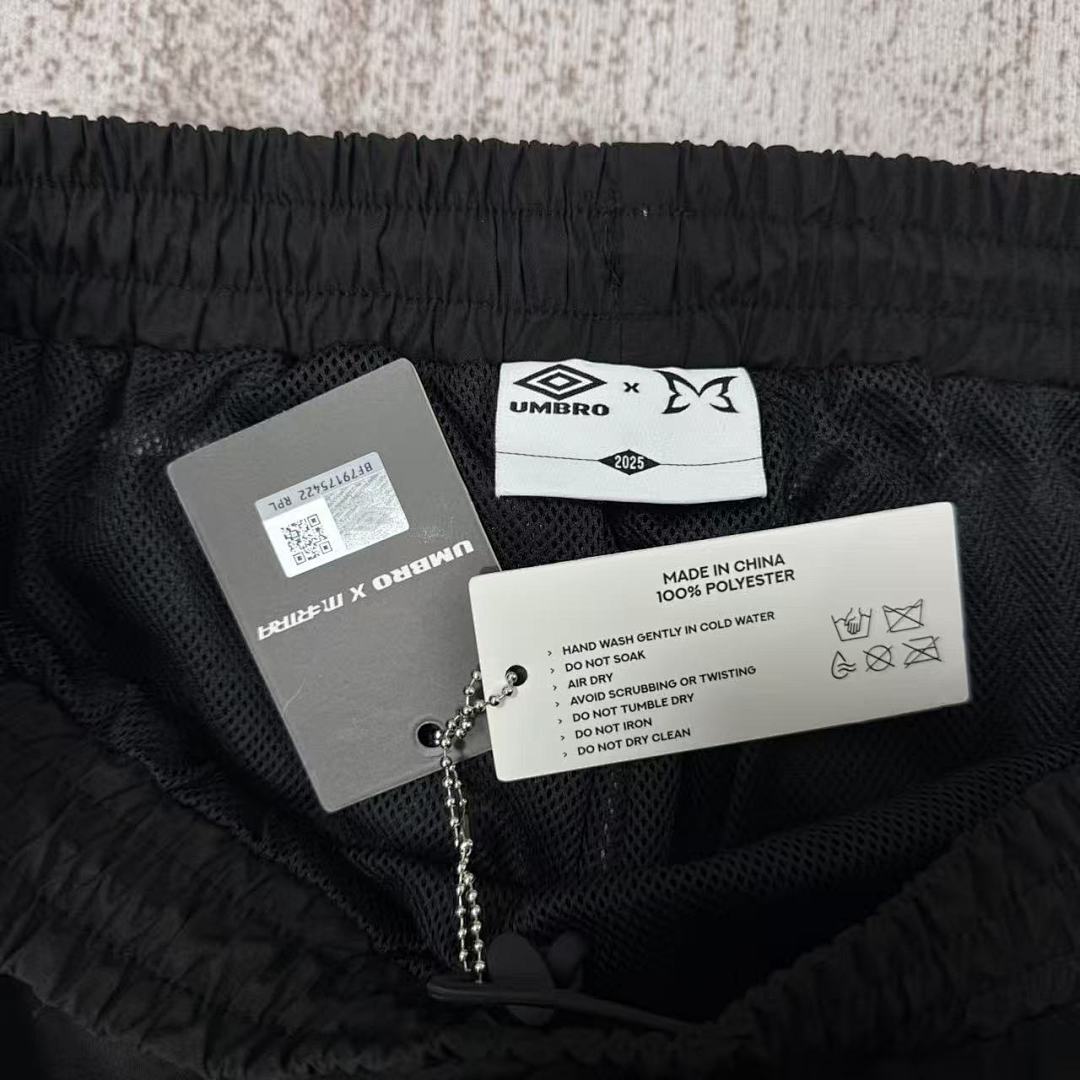 Mertra x Umbro Technical Bottoms (Black) - Image 4