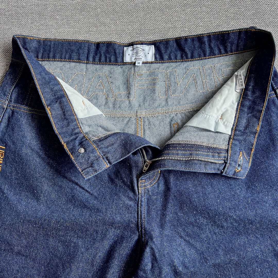 Up In Flames short Logo Jorts - Indigo - Image 9