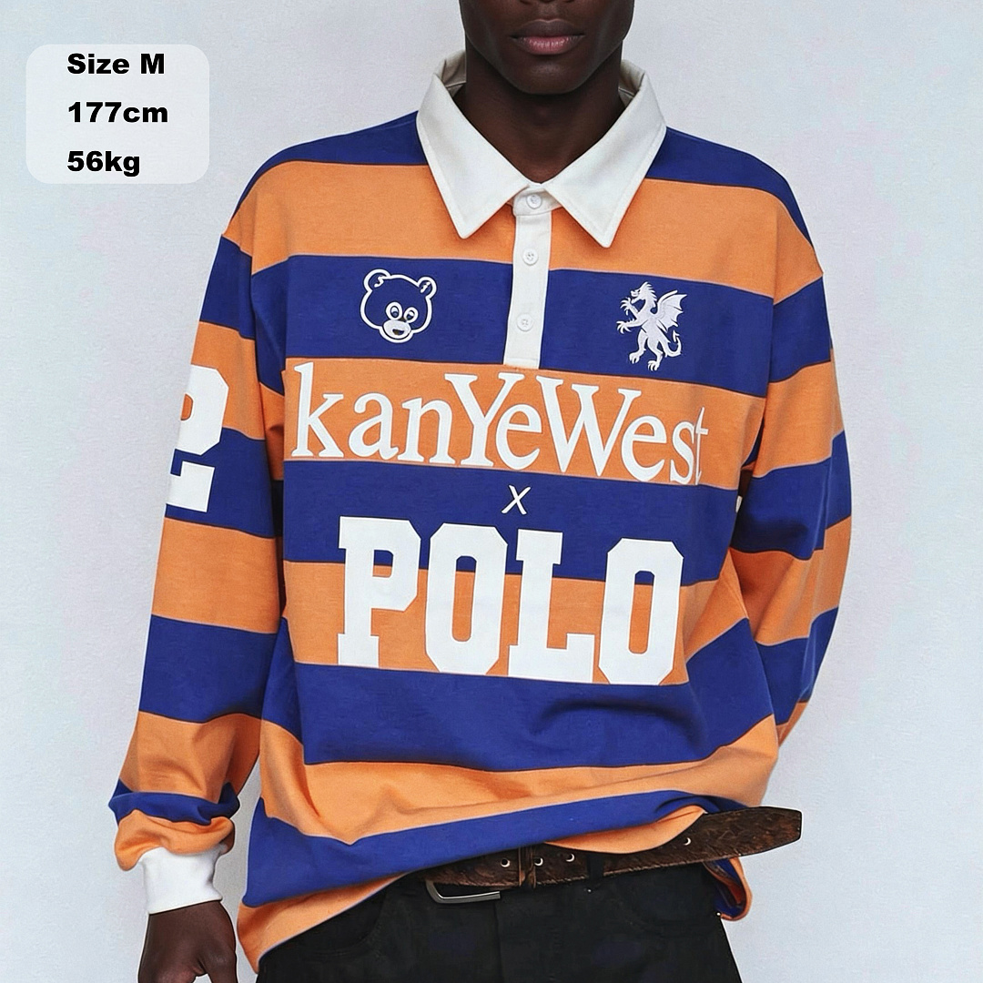 Dragon Union Vintage Stripe Color Blocking Polo - Image 11