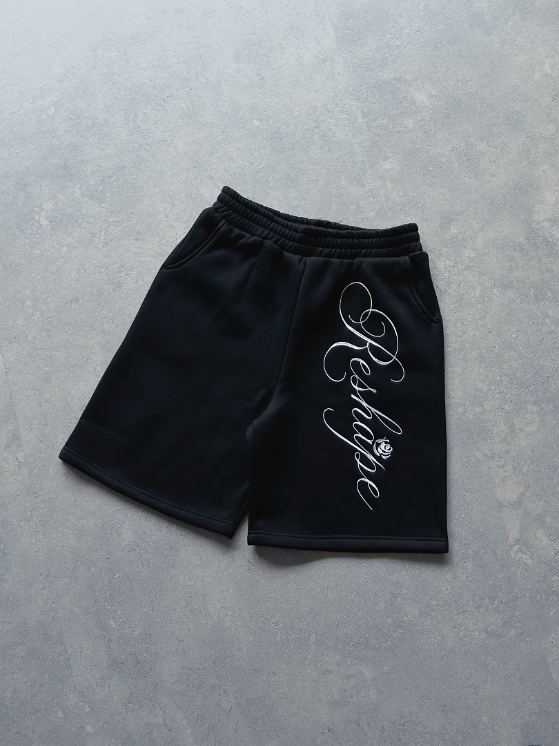 Thorn Rose Baggy Shorts (Black) - Image 7