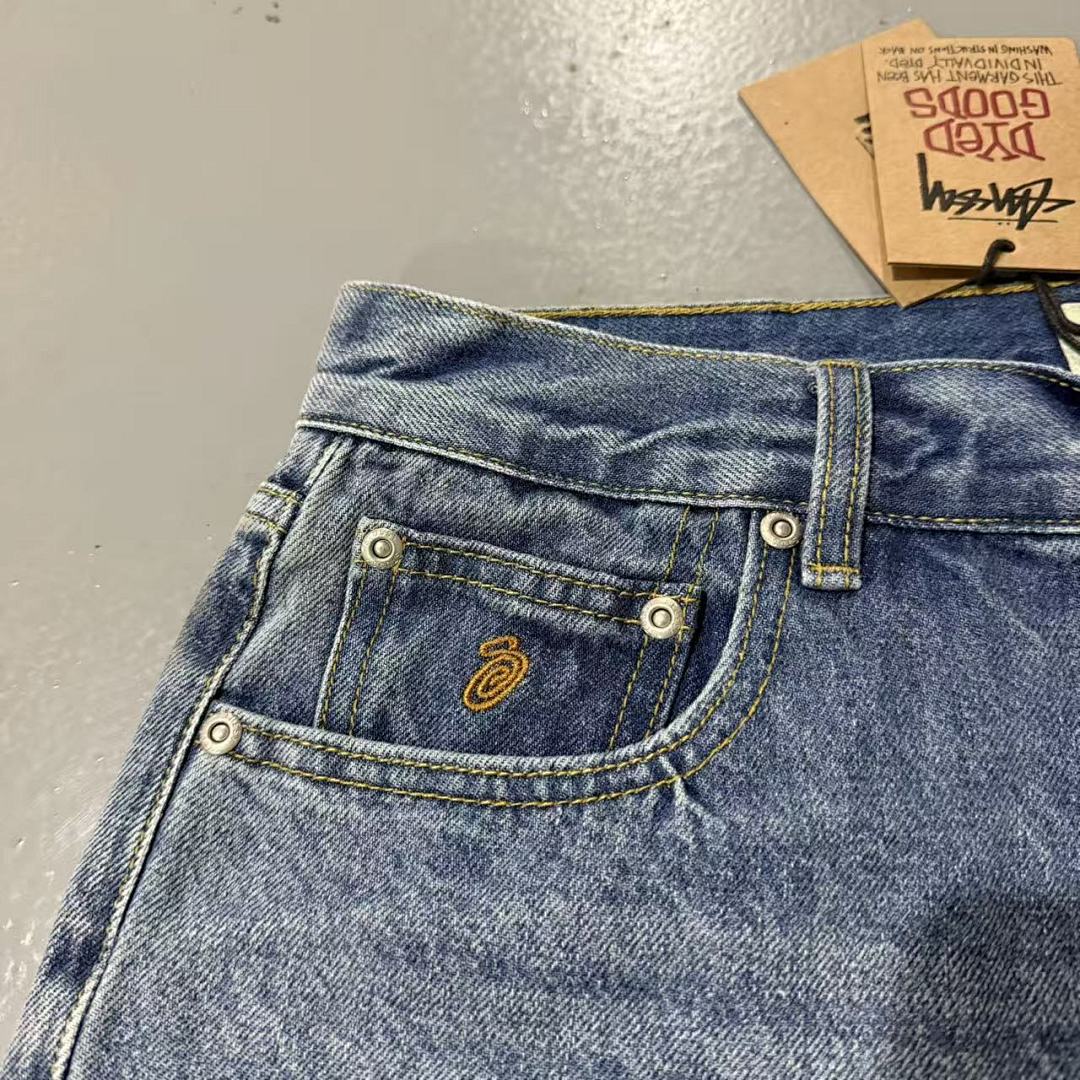 Stussy New Classic Blue Denim Jeans - Image 15