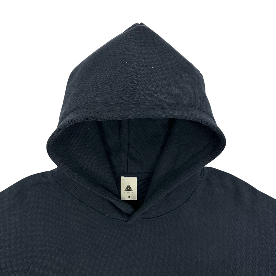 Unbranded GSM Navy Boxy Cropped Hoodie - Image 4