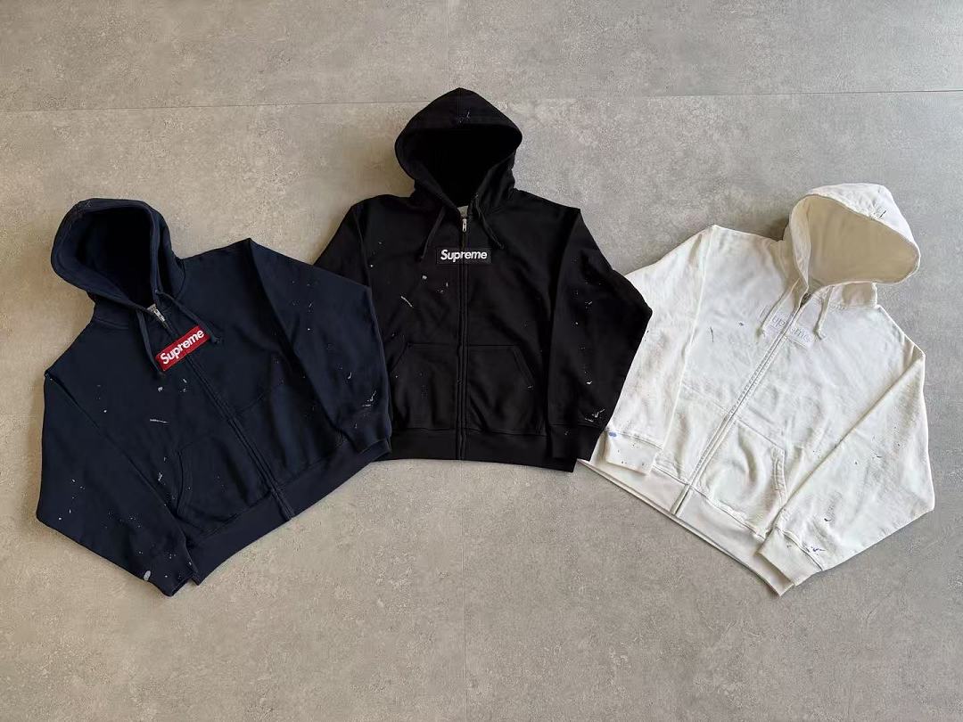 Supreme MM6 ZIP UP HOODIE BEST Black ! - Image 2