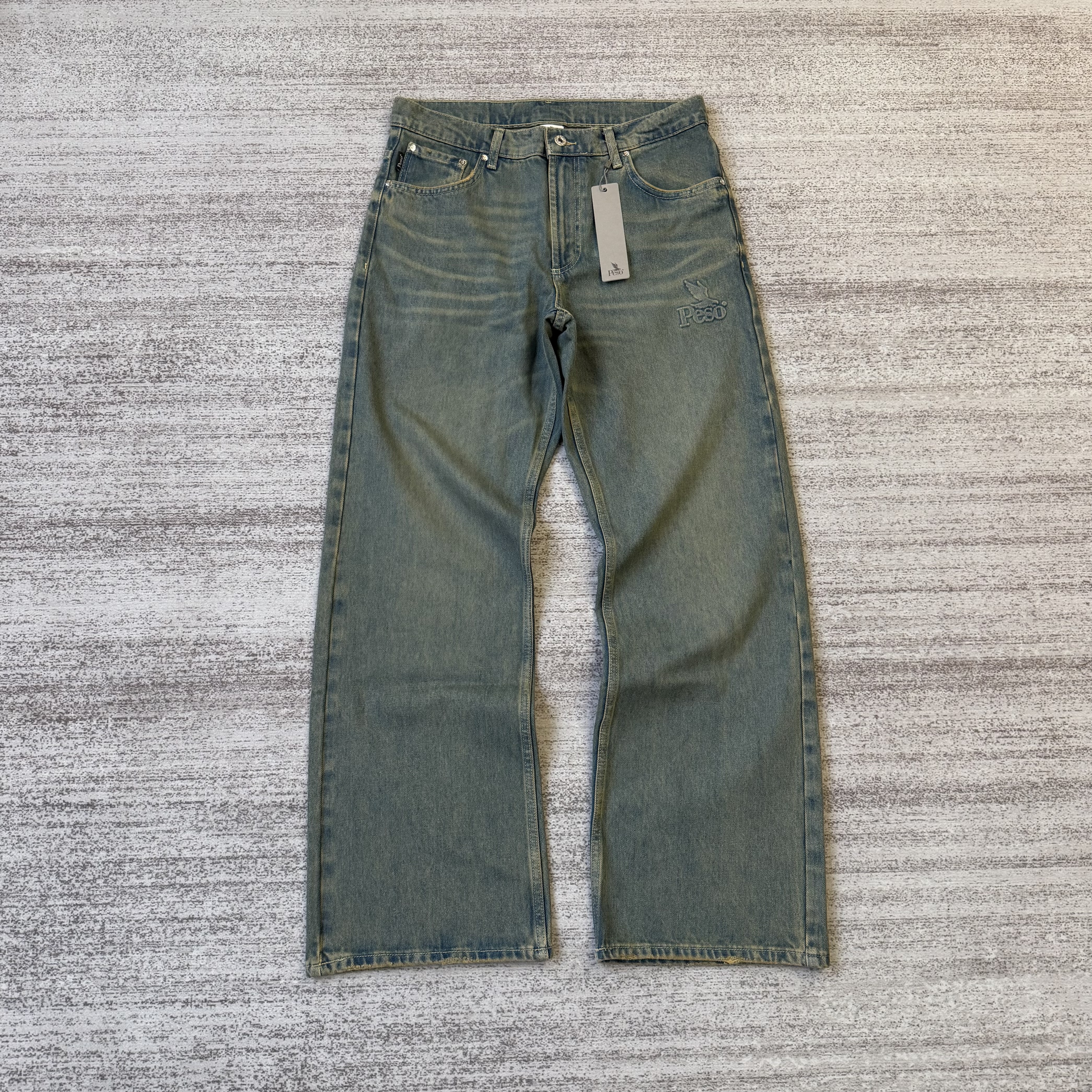 Peso Stone Wash Baggy Jeans - Image 17