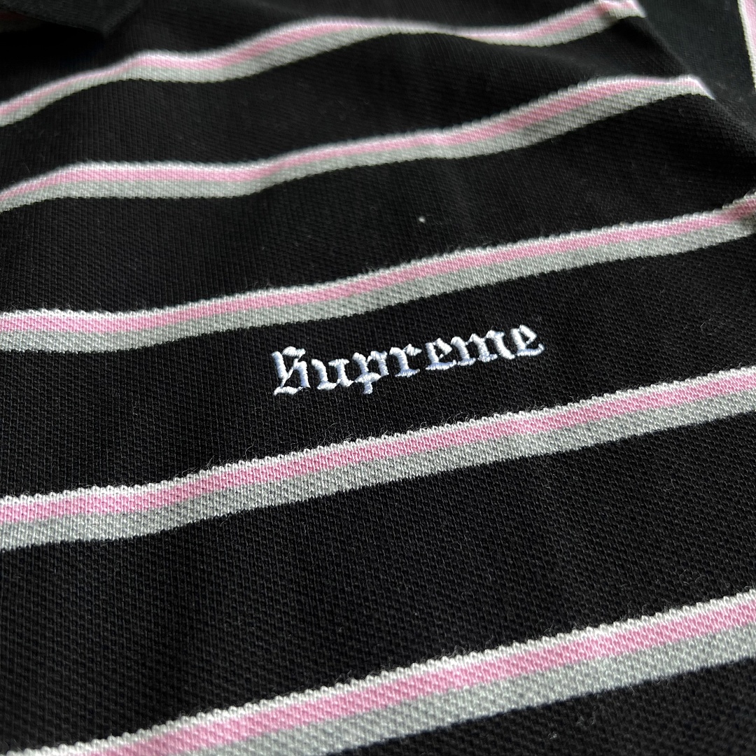 Supreme WEEK3 Washed Stripe Polo - Image 33