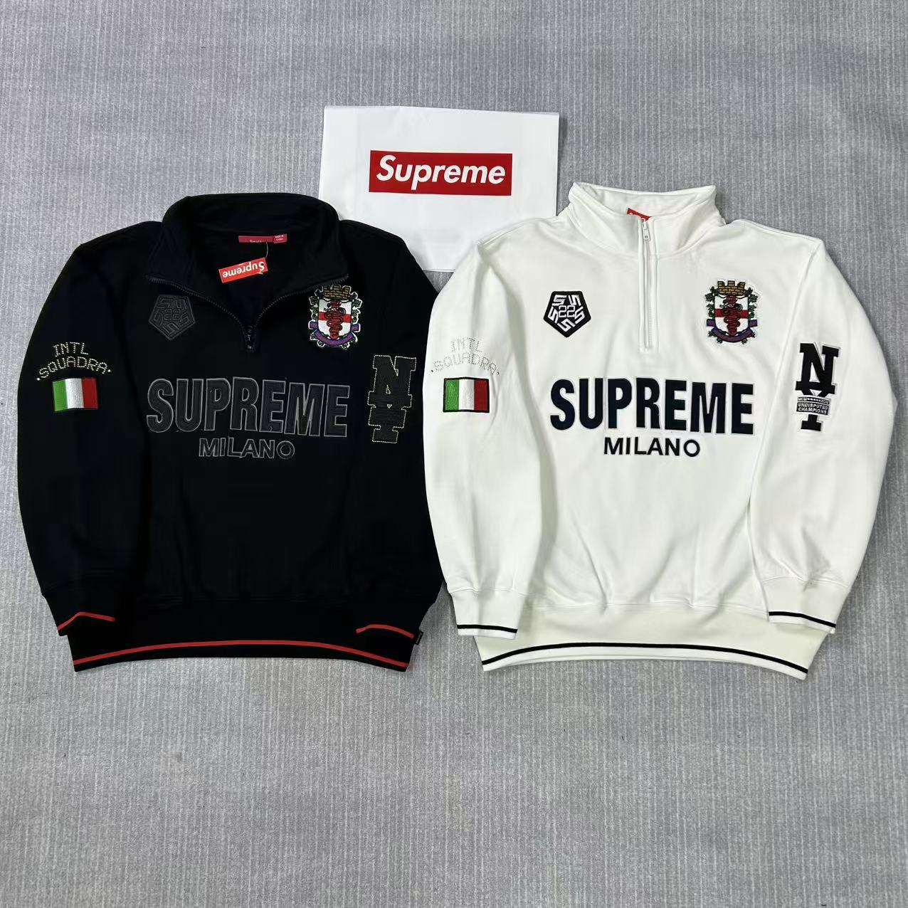 Supreme Badge Half-Zip Shirt - Image 18