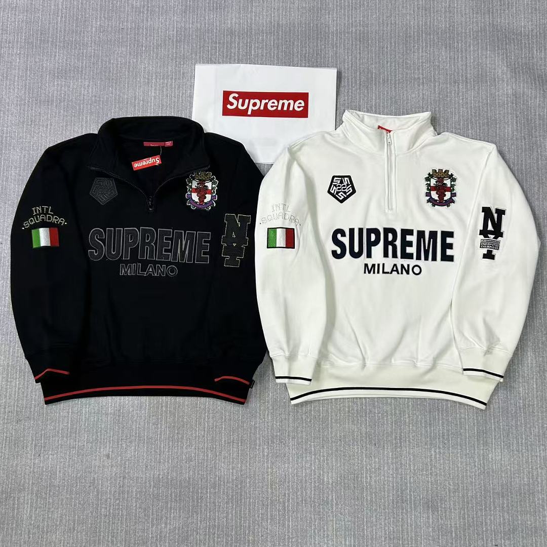Supreme Badge Half-Zip Shirt