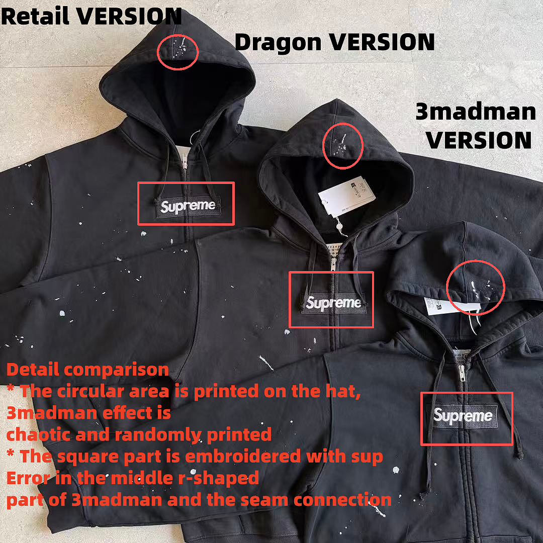 Supreme MM6 ZIP UP HOODIE BEST White ! - Image 43