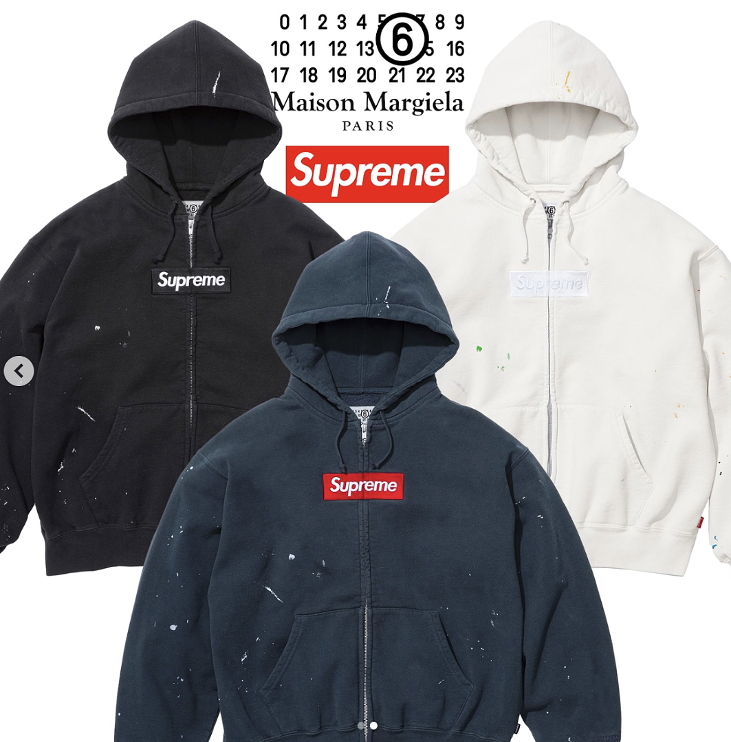 Supreme MM6 ZIP UP HOODIE BEST Black ! - Image 60