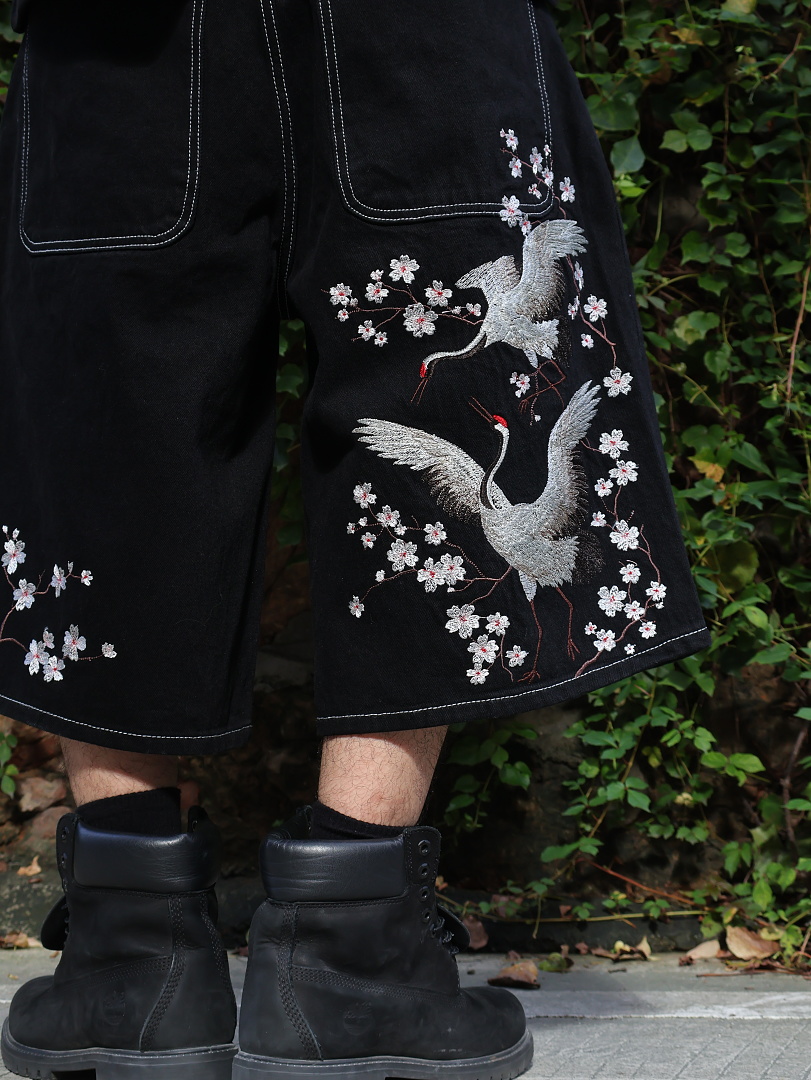 VRROCK VRK “Silver Crane” Baggy Jorts - Image 4