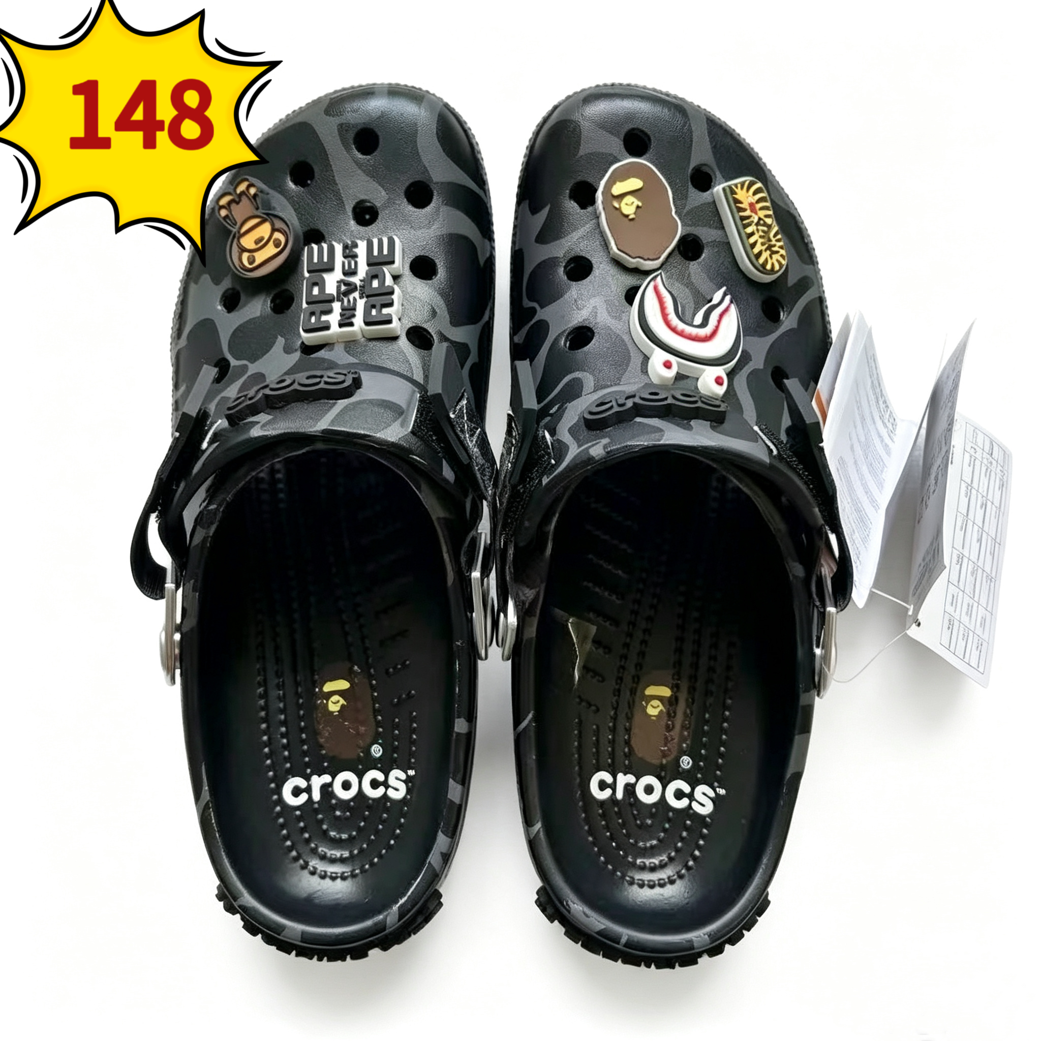 Bape Crocs Shoes - Image 6
