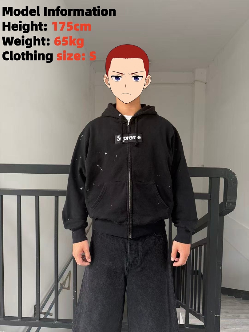Supreme MM6 ZIP UP HOODIE BEST Black ! - Image 62