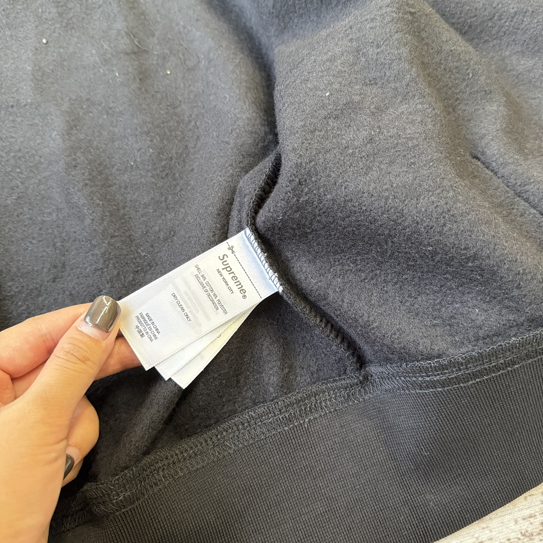 Supreme Bb Simon Zip Up Hoodie (Black) - Image 8