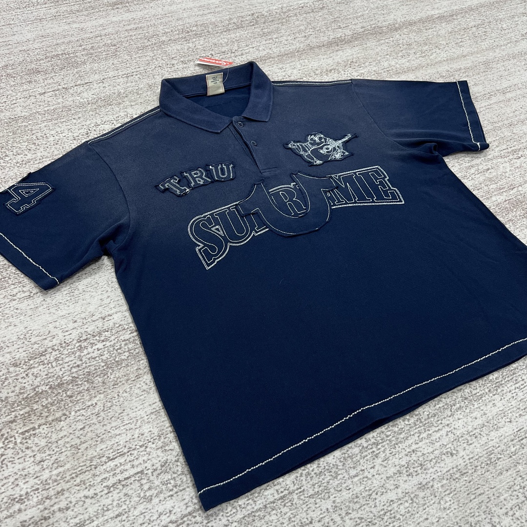 Supreme X True Religion Appliqué Polo 2Colors - Image 20