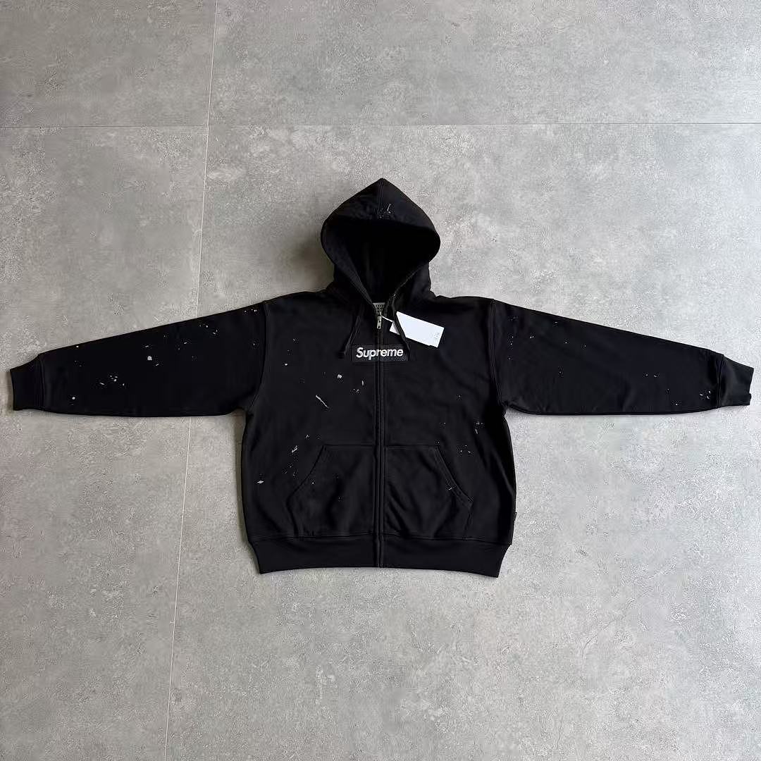 Supreme MM6 ZIP UP HOODIE BEST Black ! - Image 7