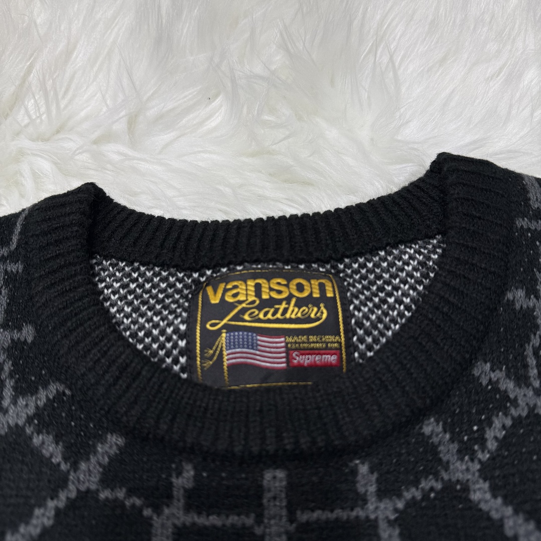 Supreme Spiderman Knit Sweater (Black) - Image 15