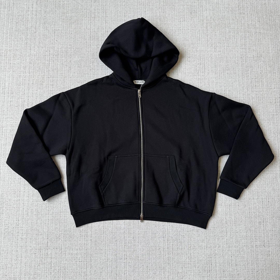 Unbranded Sweat Tracksuit (Black) - Image 2